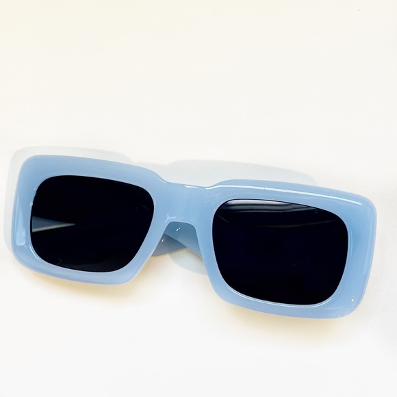 Accessories - Retro Y2K Trendy Square Blue Sunglasses  (brand new, never worn).